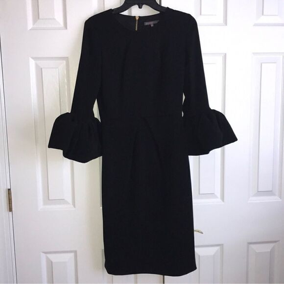 Issue New York black bell/puff sleeve dress B22‎ - Picture 2 of 7